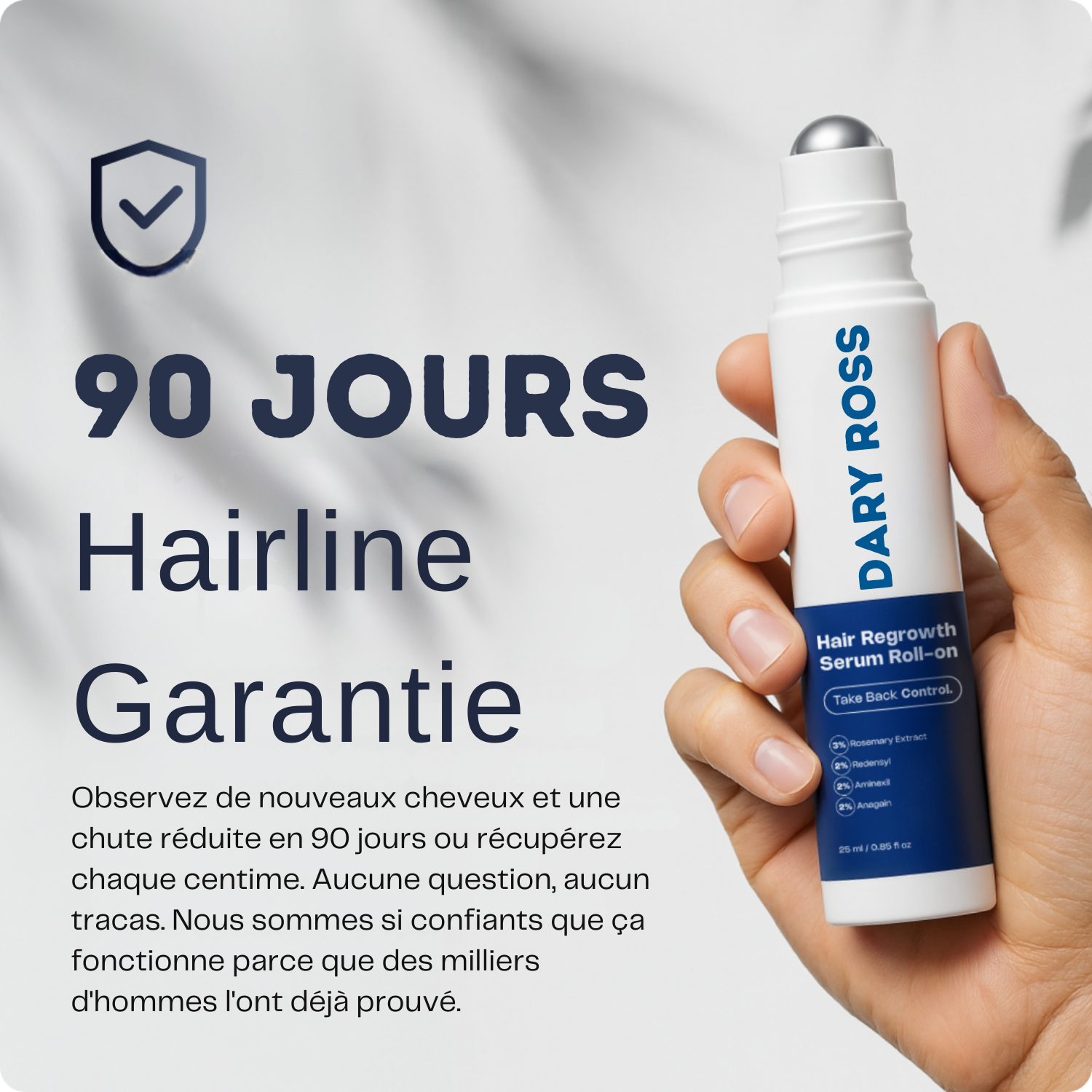 Dary Ross®Sérum de croissance et anti-chute Barbe & Cuir chevelu
